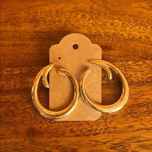 Elegant Golden Hoop Earrings